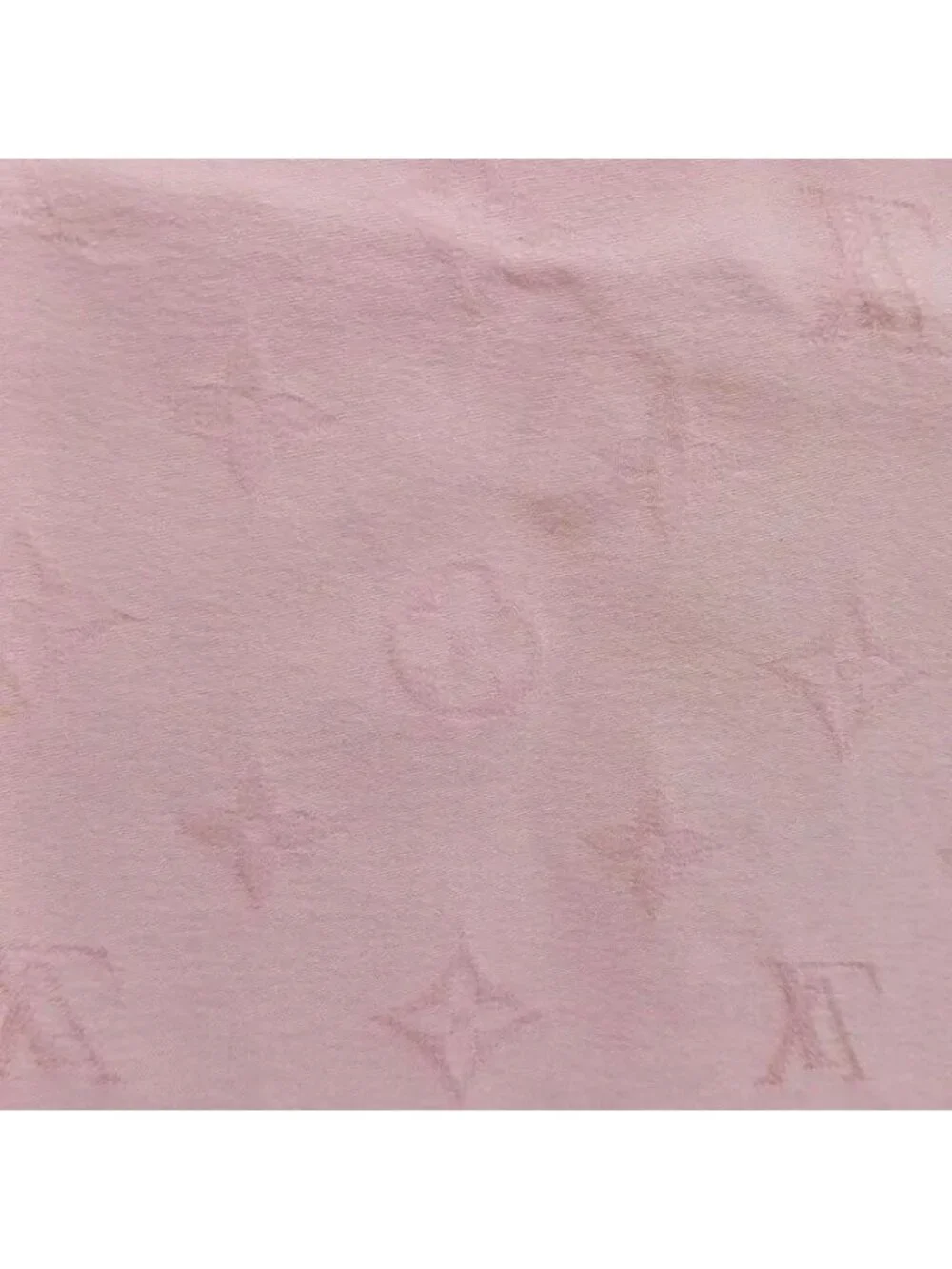 Louis Vuitton Scarf Large Silk Monogram All Over Print Logo Pink